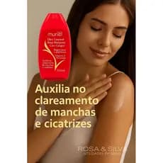 Óleo Corporal Muriel 100ml Cada – Rosa Mosqueta e Amêndoas, Estrias, Colágeno e Vitamina E