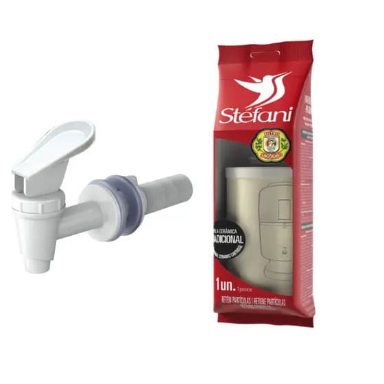 KIT 02 UN Vela São João Tradicional + 01 UN Torneira Stéfani