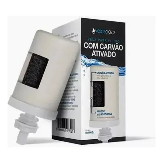 Kit 12 Un Vela Original Oasis Carvão Ativado Dupla Ação