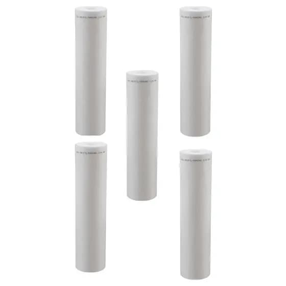 KIT 5 UN Refil BBI Polipropileno Pp10 9 3/4 1.000L/H 5 micra Compativel  POE Acquabios. Equation