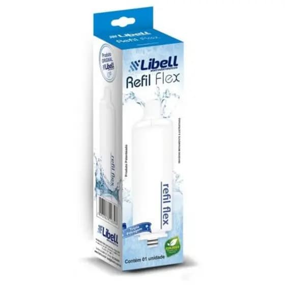 Refil Flex Libell refil (elemento filtrante) de tripla filtragem, com eficiência bacteriológica