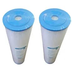 Kit 02 Refil Plissado Lavável 20 Polegadas Big Blue Vazão 6.000 L/h 30 Micra Cor Branco