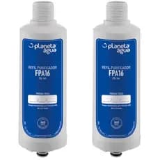 Kit 02 Refil Planeta Agua FPA16 Compativel Refil Filtro Para Purificador De Água Lb Libell Flex