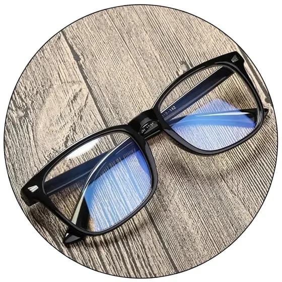 Óculos Anti Luz Azul Blue Ray Blocker Evita Fadiga Visual e Ajuda Contra Insônia Estilo Moderno + Estojo