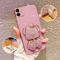 Capa De Telefone À Prova De Choque Para Samsung Galaxy A07 A06 4G A05S A05 A04 A04E Bonito 3D Chapéu Bebê Urso Suporte P