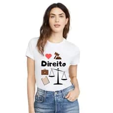 Camiseta Feminina Baby Look Direito profissao estampa