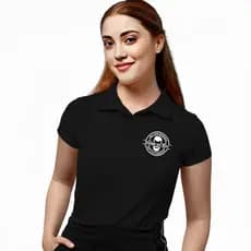 Kit 2 Polo Feminina Personalizada Com Logo Da Empresa Camisa