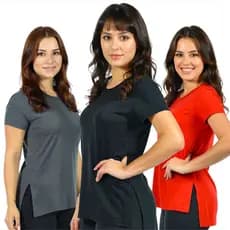 Blusa Mullet Gola Redonda Feminino Academia Tapa Bumbum Veste Legging
