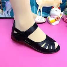 Sapatos De Trabalho Planos Femininos Tênis Respiráveis De Cor Sólida