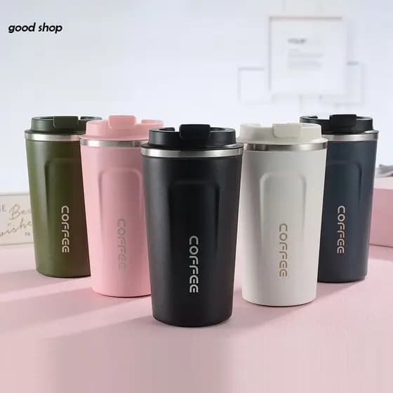 Xícara De Café Isolada-380ml 510ml Com Temperatura Para Bebidas Quentes E Frias