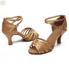 Tango Feminino/Salsa Profissional De Salto Alto Para Meninas 5CM