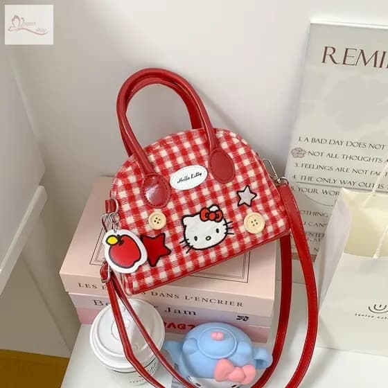 Bolsa De Ombro Fofa De Gatinho De Desenho Animado – Mochila De Grande Capacidade Para Mulheres