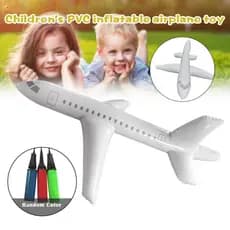 Grande Avião De Espuma De Arremesso Aviões Infláveis Aeronaves Infla Brinquedo Ao Ar Livre Para Crianças Menino Aniversá