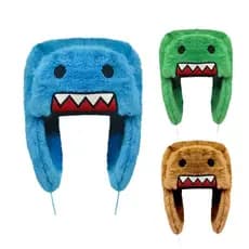 Chapéu Anime Domo-kun Ushanka – De Inverno Fofo E Moderno Para Homens Mulheres Boné Quente Estilo Desenho Animado