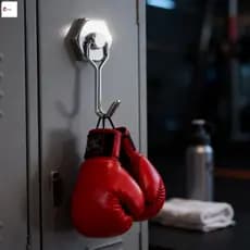 Gancho Giratório Sextavado Com Núcleo De Neodímio Forte Multidirecional Ajustável Para Superfícies Metálicas De Garagem