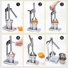 Espremedor De Ferro Fundido , Prensa Manual , Bancada , Limão , Cítrico , Máquina De Esmagamento Para Frutas Cítricas La