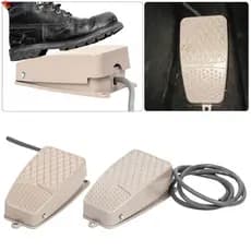 Interruptor De Pé De Alumínio Para Pedal De Reinicialização Automática-10cm
