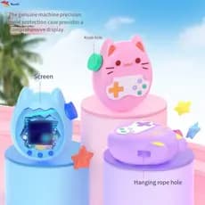 Capa Protetora De Silicone Para Tamagotchi Paradise-Anti-Queda Macia Colorida
