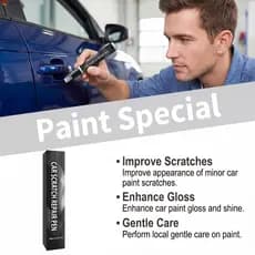 Caneta Branca Para Reparo De Arranhões De Carro , 1 Pacote , De Pintura De Retoque Automático À Prova D'água Com Tecnolo