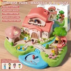 Princess Doll House-Conjunto Play Villa Para Presente De Aniversário De Meninas