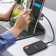 SSD Portátil De 6 Tb-Unidade De Estado Sólido Externa Leve De Alta Velocidade