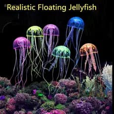 Decoração Luminosa De Aquário De Água-Viva-Artificial Multicolorida Para Paisagismo De Tanque De Peixes