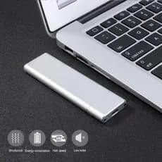 Gabinete SSD M . 2 NGFF USB3.1 Tipo-C-Estojo De Armazenamento Externo Portátil Para Backup De Dados