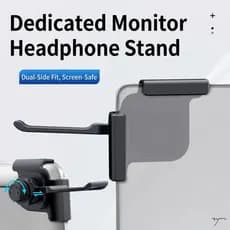 Suporte De Fone De Ouvido Para Monitor Sobre A Orelha , Cabide , Gancho De Economia De Espaço De Plástico ABS Escritório