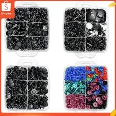 Hap Shkalacar 1281pcs Kit de fixadores de clipe de retenção de carro 38 tamanhos Conjunto de rebites de pino automotivo