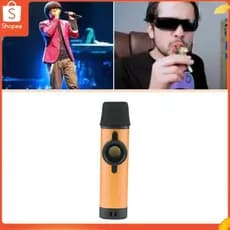 Hap Mingzhe Instrumento profissional de tom ajustável Kazoo com diafragma de 5 flautas para crianças música portátil de