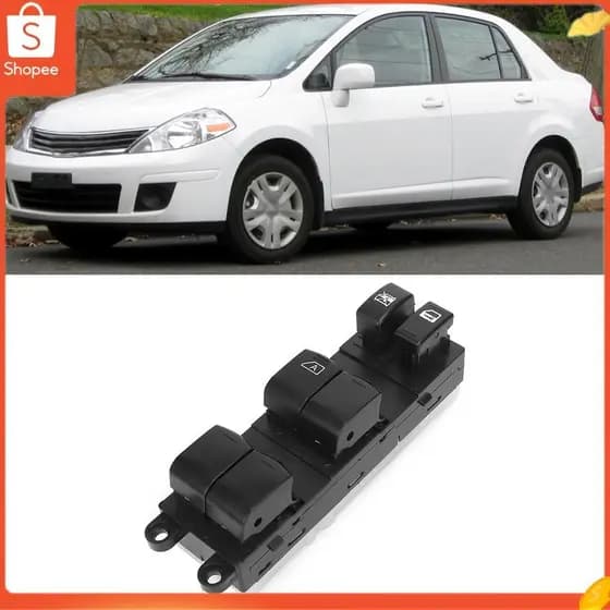 Hap Interruptor mestre da janela elétrica do lado esquerdo do motorista Hap adequado para Nissan Tiida C11 SC11 C11Z