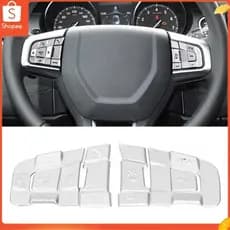 Hap Vistreck 10pcs capa de acabamento de botão de volante para Discovery Sport 2015-2019 - decoração de alumínio