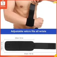 Hap Karlak Wrist Port Br estabilizador bandagens ajustáveis ​​ou envoltórios para a mão esquerda e direita para dor no