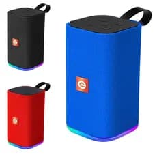 Caixa De som Bluetooth Com Rádio FM LED Original Exbom