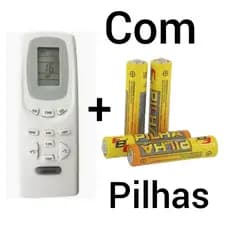 Controle Remoto Ar Condicionado Split Gree Modelos Y512f2 Y512f + Pilhas PROMOÇÃO - FBG-9070