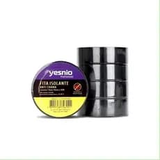 Kit 11 Fitas isolante antichama Preta 19mm x 10 metros