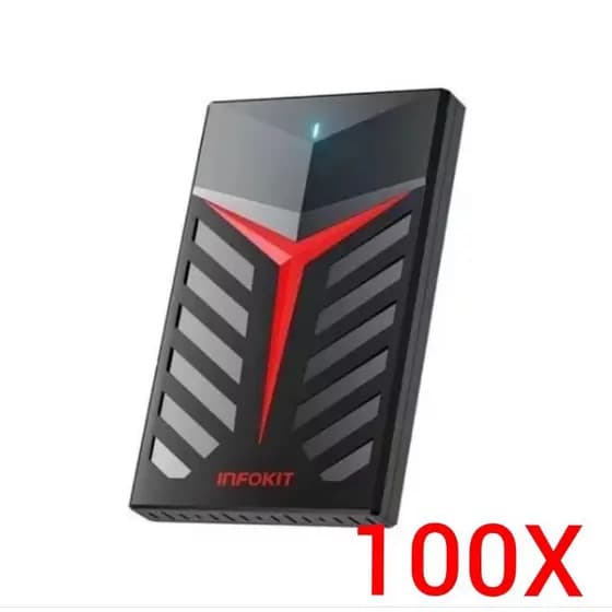 Case Externo Para SSD Slim 2,5" SATA INFOKIT 100 UNIDADES ATACADO