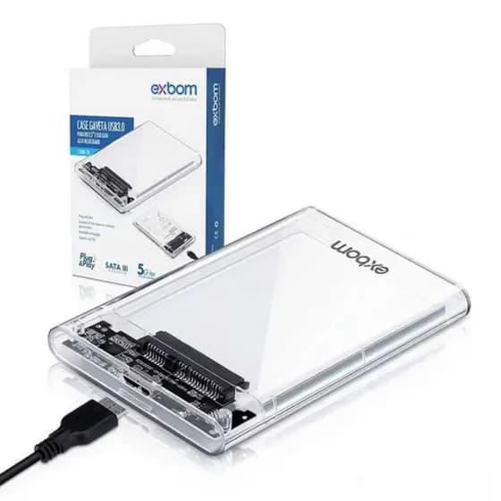 Case Transparente Exbom Atacado 30 Unidades