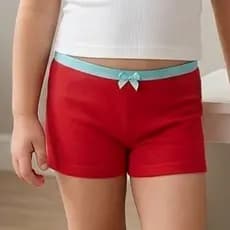 Calcinha boxer algodão menina confortável