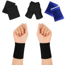 2 Munhequeiras Para Pulso Tendinite Proteção de Punho Neoprene Protetor Para Dor