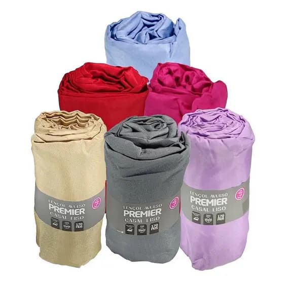 Lençol Avulso Casal Queem Premier 1 Peça - Cores Lisas E Estampadas