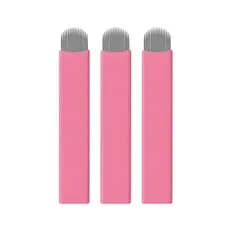 Kit 20 Lâminas nanoblading U12 U14 U16 U18 U21 0,18mm Tebori Micropigmentação sobrancelhas