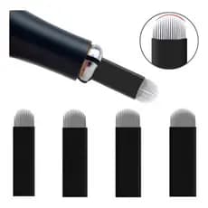 kit 30 Lâminas nanoblading U14 U16 U18 0,18mm Tebori Micropigmentação nanopigmentação