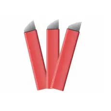 kit 30 lâminas nanoblading micro tebori 14 16  18 chanfrada flex 0,18mm sobrancelha micropigmentação