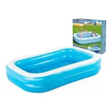 Piscina Inflável Retangular Pratica Bestway Familiar 778l