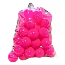 Bolinha de Piscina Rosa Bebê 30 Unidades