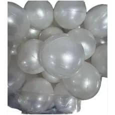 Bolinha De Piscina Com 100 unidades - Cor Perolada - Super Lançamento!
