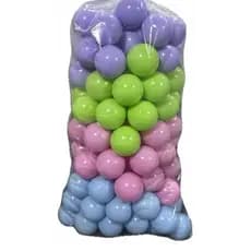 Saco com 100 unidades de Bolinhas Cor Pastel - Não Amassa!