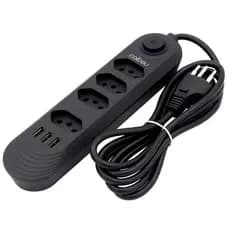 Extensão usb, 2m,tomada, filtro de linha,plug,extensão tomada, extensao de tomada elétrica, torre de tomadas retrátil