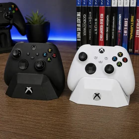 Kit 02 Suporte pra Controle Xbox 3D Base Organizadora Gamer